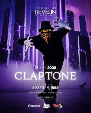 CLAPTONE, Friday, July 17th, 2026
