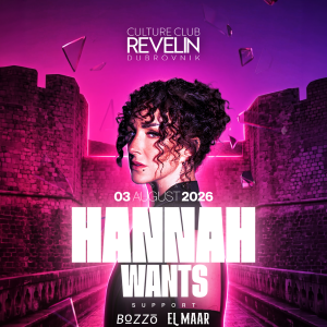 HANNAH WANTS, Monday, August 3rd, 2026