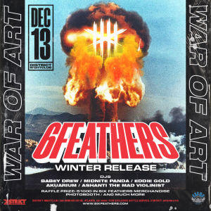 War of Art: 6 Feathers Winter Release, Thursday, December 13th, 2018