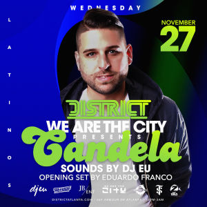 Candela Feat. DJ EU, Wednesday, November 27th, 2019