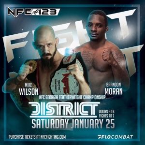 NFC #123 MMA LIVE At District Atlanta!, Saturday, January 25th, 2020