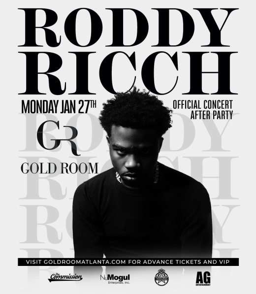 Roddy Rich Host Concert Afterparty