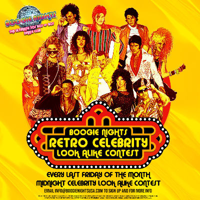 Boogie Nights - Celebrity Look Alike, Friday, May 30th, 2025