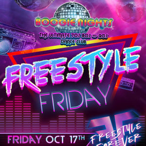 Boogie Nights - Freestyle Friday, Friday, October 17th, 2025