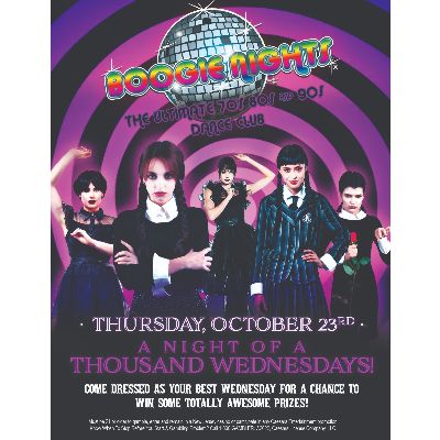 Boogie Nights - 90's Night, Thursday, October 23rd, 2025