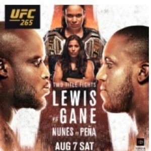 Fight Night - Lewis vs. Gane, Saturday, August 7th, 2021