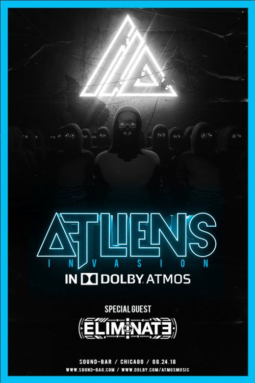 ATLiens in Dolby ATMOS with special guest ELIMINATE - Sound-Bar