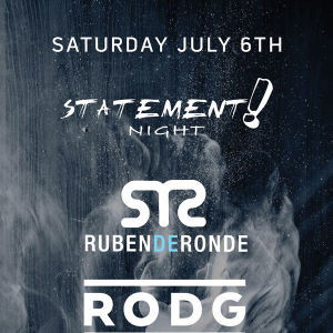 Ruben de Ronde + Rodg (in Dolby ATMOS), Saturday, July 6th, 2019