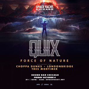 Space Yacht presents Quix!, Friday, October 4th, 2019