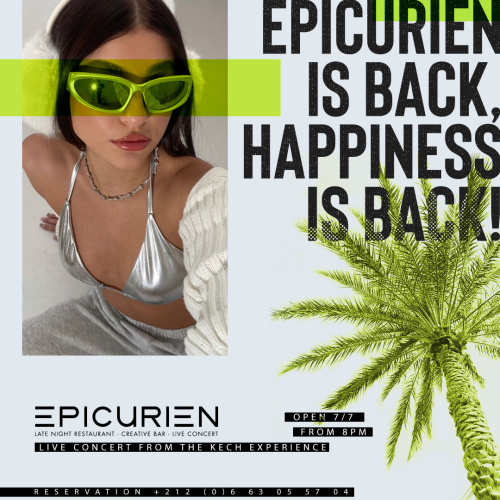 Epicurien is Open - L'Epicurien