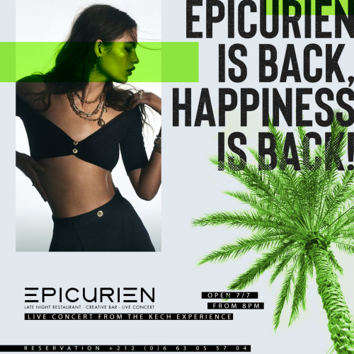 Epicurien is Open - L'Epicurien