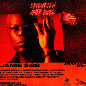 Epicurien After Dark x Jamie 3:26, Thursday, May 22nd, 2025