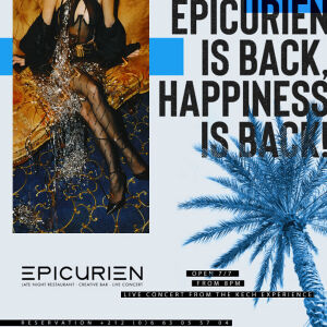 Epicurien is open, Saturday, June 27th, 2026