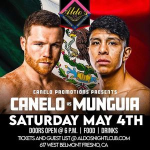 Canelo Fight w/Banda, Saturday, May 4th, 2024