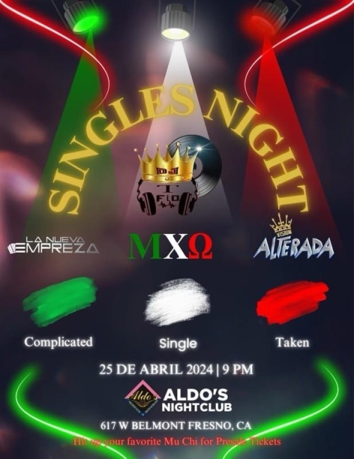Singles Night - Aldo's Nightclub