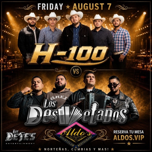 H100 Vs Los Desvelados - Aldo's Nightclub