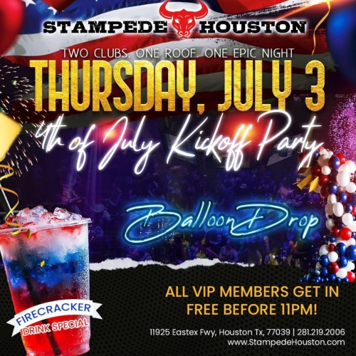 4th of July Kickoff Party - Stampede