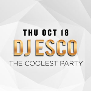 DJ Esco, Thursday, October 18th, 2018