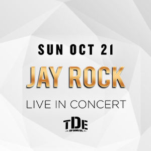 Jay Rock w/ DJ Franzen, Sunday, October 21st, 2018