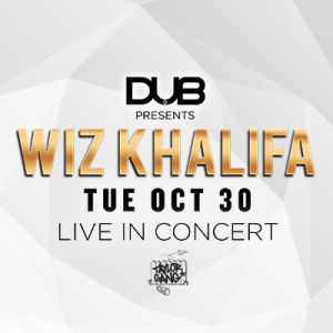 Dub Presents Wiz Khalifa, Tuesday, October 30th, 2018