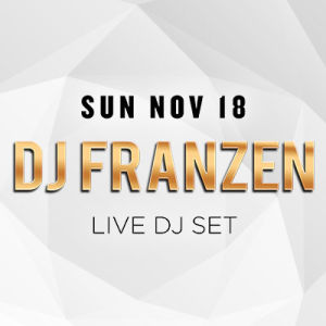 Sundrais w/ DJ Franzen, Sunday, November 18th, 2018