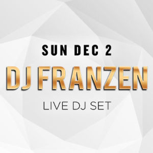Sundrais w/ DJ Franzen, Sunday, December 2nd, 2018