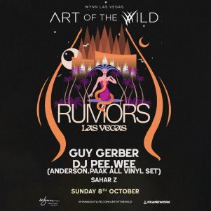 Art of the Wild - Rumors - Guy Gerber/DJ Pee .Wee(Anderson .Paak)/Sahar Z at Encore Beach Club
