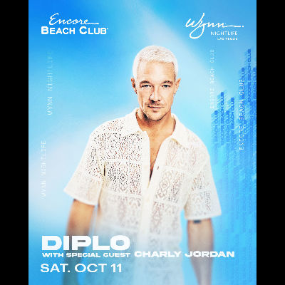 Diplo w/Special Guest Charly Jordan, Saturday, October 11th, 2025