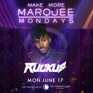 DJ RUCKUS, Monday, June 17th, 2019