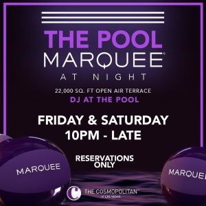 THE POOL MARQUEE AT NIGHT, Saturday, August 22nd, 2020