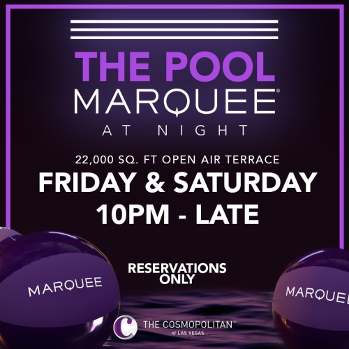 THE POOL MARQUEE AT NIGHT - Marquee Nightclub