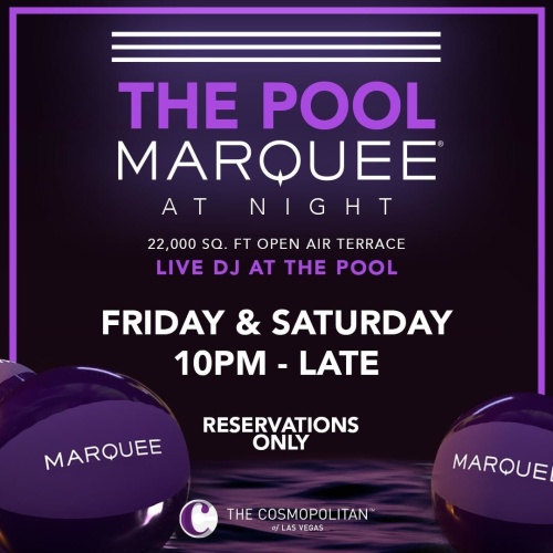 THE POOL MARQUEE AT NIGHT - Marquee Nightclub