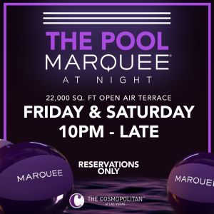 THE POOL MARQUEE AT NIGHT, Saturday, September 26th, 2020