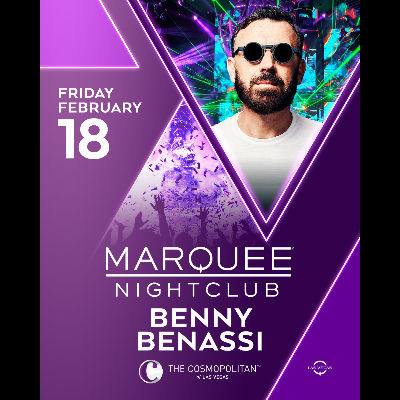 Benny Benassi, Friday, February 18th, 2022