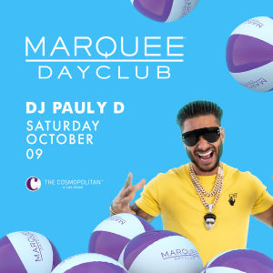 DJ PAULY D, Saturday, October 9th, 2021