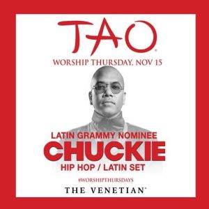 DJ CHUCKIE, Thursday, November 15th, 2018