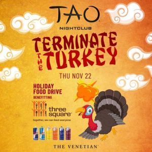 TERMINATE THE TURKEY w/ DJ FIVE, Thursday, November 22nd, 2018
