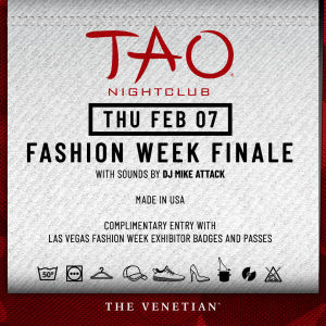 FASHION WEEK FINALE : MIKE ATTACK, Thursday, February 7th, 2019