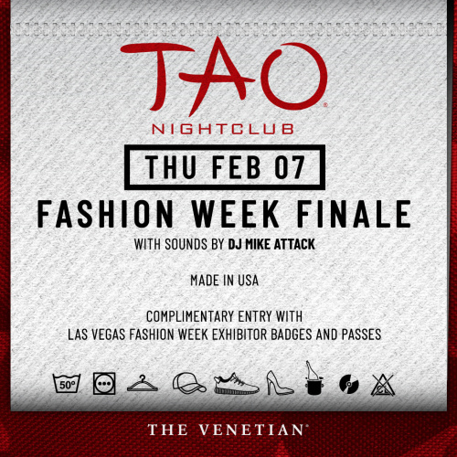 FASHION WEEK FINALE : MIKE ATTACK - TAO Nightclub