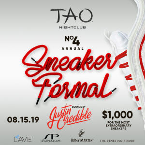 SNEAKER FORMAL WITH SOUNDS BY JUSTIN CREDIBLE, Thursday, August 15th, 2019