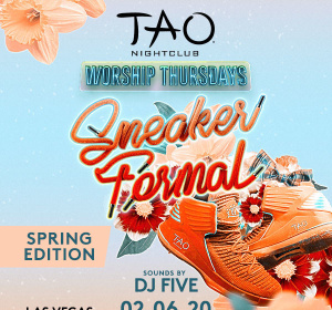 SNEAKER FORMAL WITH SOUNDS BY DJ FIVE, Thursday, February 6th, 2020