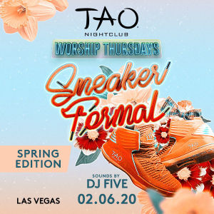 SNEAKER FORMAL WITH SOUNDS BY DJ FIVE, Thursday, February 6th, 2020