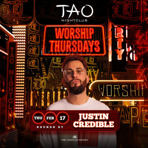 Worship Thursdays: JUSTIN CREDIBLE, Thursday, February 17th, 2022