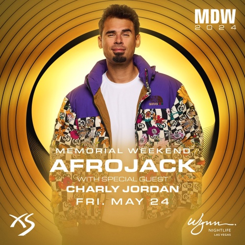 Afrojack with Special Guest Charly Jordan - XS Nightclub