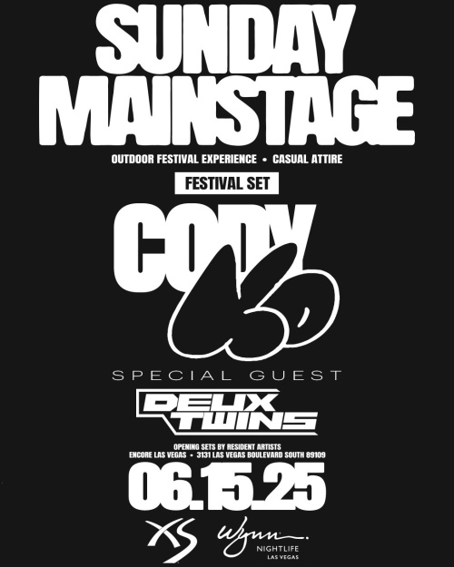 CodyKo with Special Guest Deux Twins - XS Nightclub