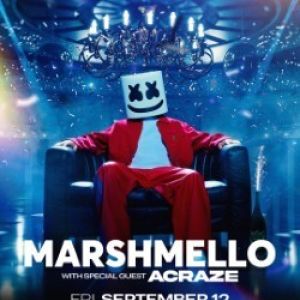 Marshmello with Special Guest Acraze, Friday, September 12th, 2025
