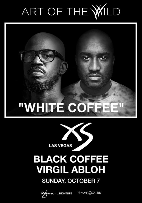 "WHITE COFFEE" - Black Coffee and Virgil Abloh - XS Nightclub