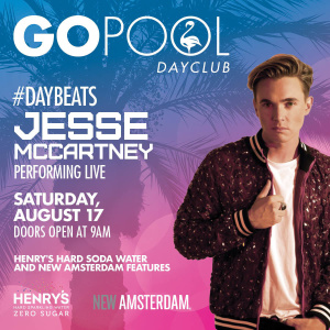#DAYBEATS FEATURING A LIVE PERFORMANCE BY JESSE MCCARTNEY, Saturday, August 17th, 2019