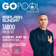 #SPLASHSUNDAYS FEATURING TABOO OF THE BLACK EYE PEAS