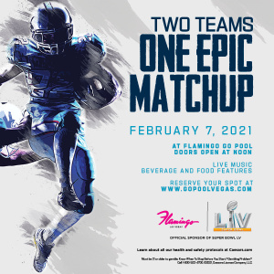THE BIG GAME TAILGATE @ GO POOL, Sunday, February 7th, 2021
